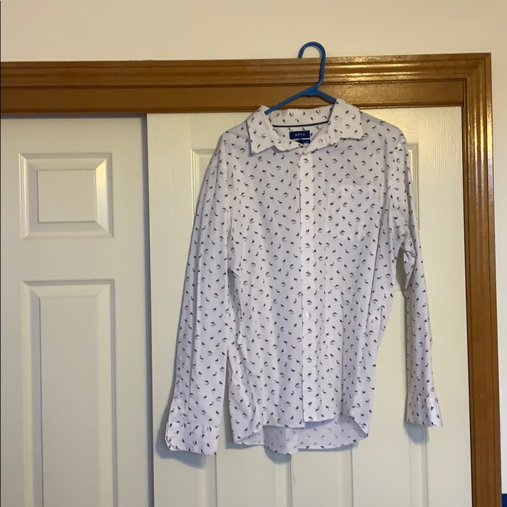 Flamingo button down